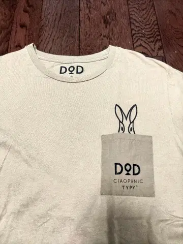 DOD ciaopanic typy 티셔츠 포켓티 M 베이지