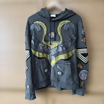 DRIES VAN NOTEN 와펜 장식 후드티