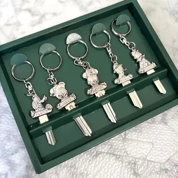 [ 가격 인하 중 ] 디즈니 키링 보물 열쇠 5개입