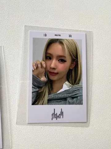 i-dle 아이돌 폴라로이드풍 트레이딩 카드 월츠 FC 회원 혜택 미연