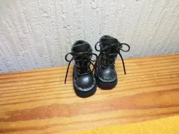 미디 브라이스 가죽 레이스업 부츠 오비츠11 가죽 미니어처