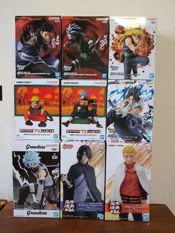 NARUTO 돌풍전 피규어 9점 묶음 판매