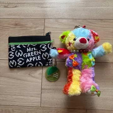 미세스 그린애플 봉제 인형 티켓 홀더 세트
