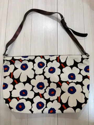 marimekko 마리메꼬 우니꼬 패턴 숄더백 캔버스