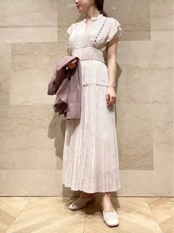 SNIDEL 스나이델 플리츠 롱 원피스