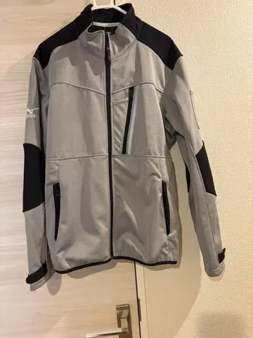 미즈노 테크 쉴드 알로이 그레이 2XL 방풍 스트레치 자켓