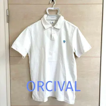 ORCIVAL BEAMS 40주년 별주 피케 셔츠 화이트 사이즈 4