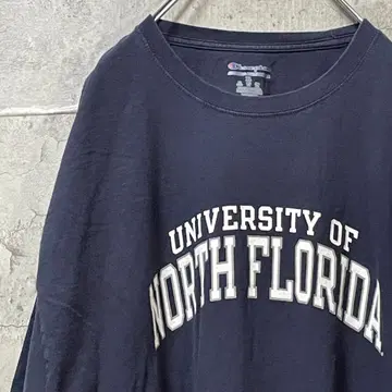 Champion NORTH FLORIDA 아치 로고 T셔츠
