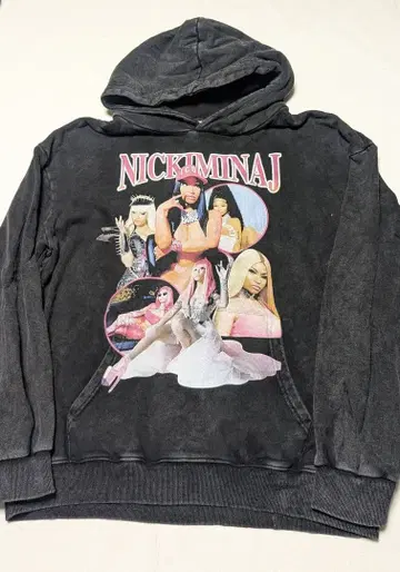 NICKIMINAJ 니키 미나즈 후드 맨투맨 페이드