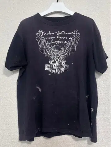 80s? Harley-Davidson 양면 프린트 T셔츠