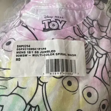 DisneyTOYSTORY 리틀 그린멘 올 패턴 타이 다이 T M 사이즈