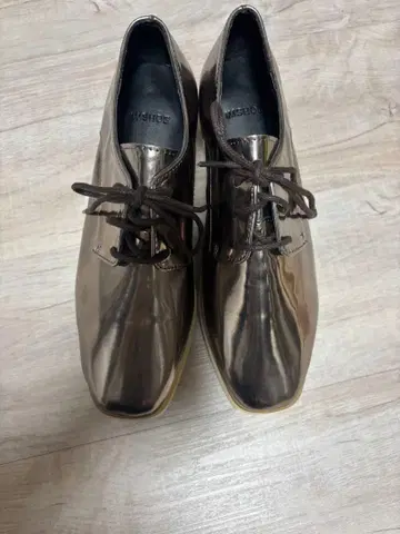 메탈릭 플랫폼 로퍼 24.0cm