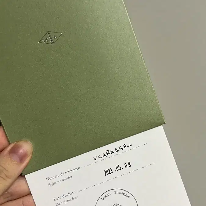 반클리프앤아펠 반클리프 아펠 알함브라 마더오브펄 빈티지 사이즈 판매합니다! 사진 4