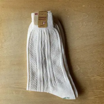 Vintage Munsingwear White Men's Socks