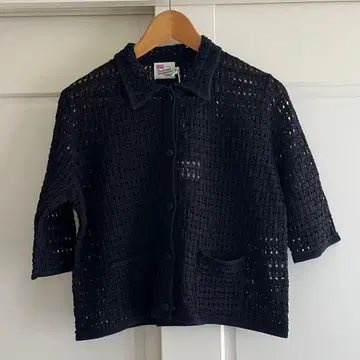 TraditionalWeatherwear 코바늘 니트 한캄 블랙