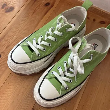최종 가격 인하 Converse 통굽 스니커즈 그린