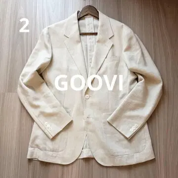 GOOVI 울린넨 썸머 자켓 베이지