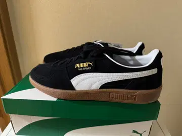 PUMA 팔레르모 블랙 화이트 27.5cm