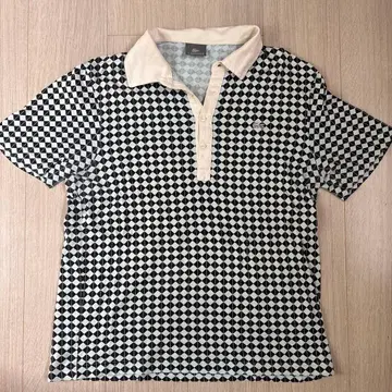 LACOSTE 라코스테 피케 셔츠 체크 무늬