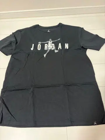 JORDAN 점프맨 로고 T셔츠 블랙 XL