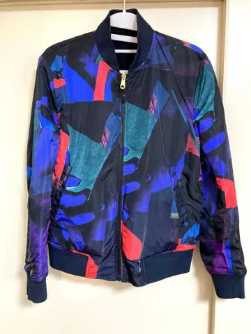 PaulSmith 콜라주 블루종 18AW 리버서블 이탈리아제 [ M ]
