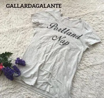GALLARDAGALANTE [코튼 100%] [로고] T셔츠 F