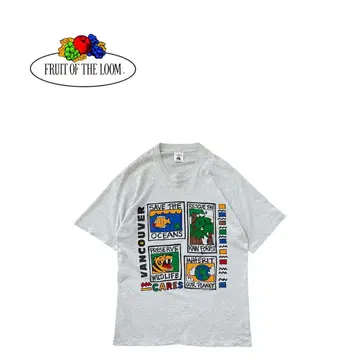 FRUIT OF THE LOOM 캐나다제 90s 티셔츠 싱글 스티치