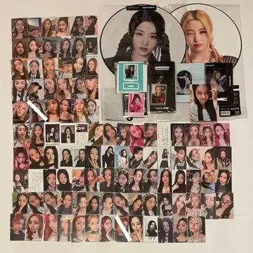 최종 가격 인하 LESSERAFIM 앨범 럭키드로우 윤진 트레이딩 카드