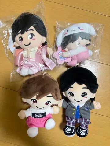 나니와단시 미치에다 슌스케 꼬마 인형 4개 세트