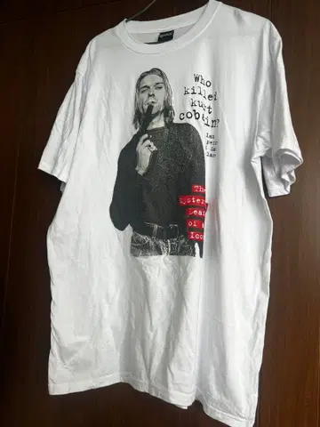 너바나 Who Killed Kurt Cobain? 티셔츠