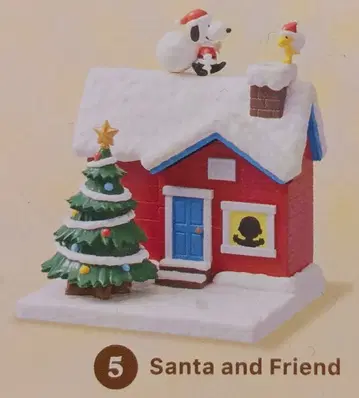 리멘트 PEANUTS Sweet Little Home 산타와 친구 5