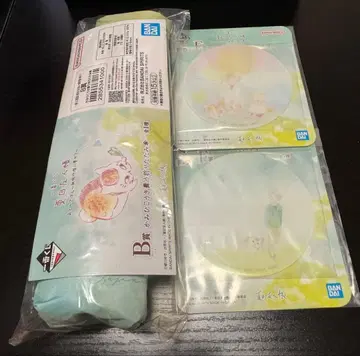 나츠메 우인장 제일복권 B상 접이식 우산 F상 코스터