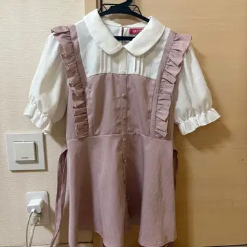 MA*RS 사키마루쨩 콜라보 에이프런풍 셋업