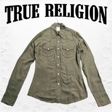 True Religion 트루 릴리전 레이온 셔츠 카키