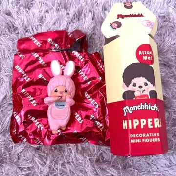 새상품 Monchhichi HIPPERS 피퍼즈 치무탄 핑크