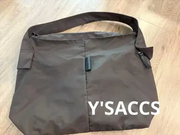 Y'SACCS 이자크 숄더백 브라운 무지 인기