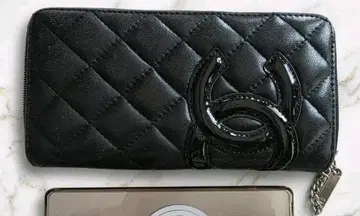 [정품] 샤넬 깜봉 라인 짚어라운드 장지갑 (Chanel Cambon Ligne