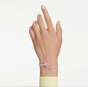 SWAROVSKI 버터플라이 팔찌 크리스탈 [중고]