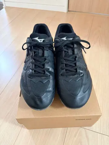 MIZUNO 야구 스파이크 블랙 WIDE