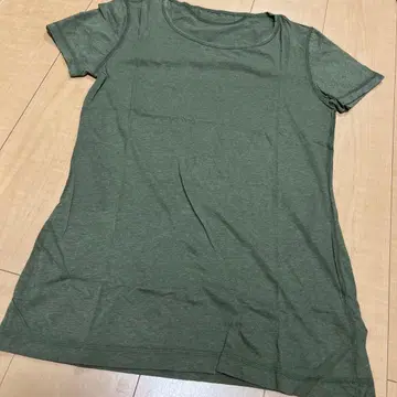 택 없음 새상품 마드모아젤 논논 파파스 반팔 T셔츠 면 린넨