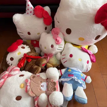 헬로키티 BIG 봉제 인형 묶음 판매 6체