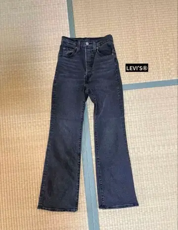 Levi's 리바이스 하이웨스트 플레어 RIBCAGE BOOT 26