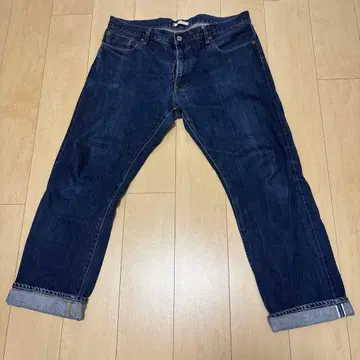 유니클로 셀비지 데님