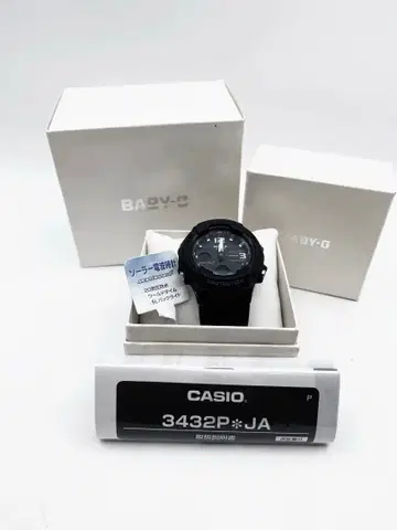 CASIO 베이비지 솔라 전파 시계 본체 세트 새상품급