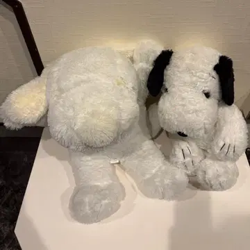 스누피 BIG 봉제 인형 2체 세트
