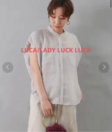 SEADRAKE 시드레이크 도비 크로스 프렌치 슬리브 블라우스