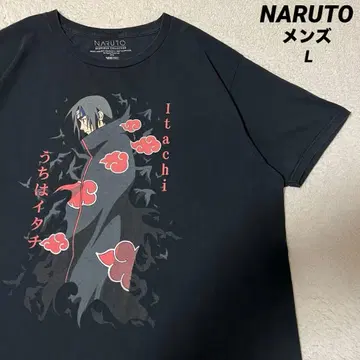 NARUTO 나루토 질풍전 우치하 이타치 애니메이션 셔츠 남성용 L