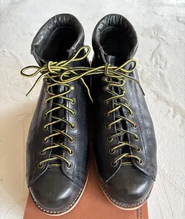 CHIPPEWA 몽키 워크 부츠 블랙