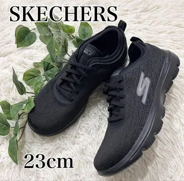 [ 새상품 ] 스케쳐스 GO WALK AIR 23cm 블랙 메쉬