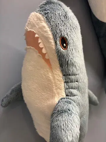 IKEA 이케아 샤크군 상어 봉제 인형 전체 길이 55cm